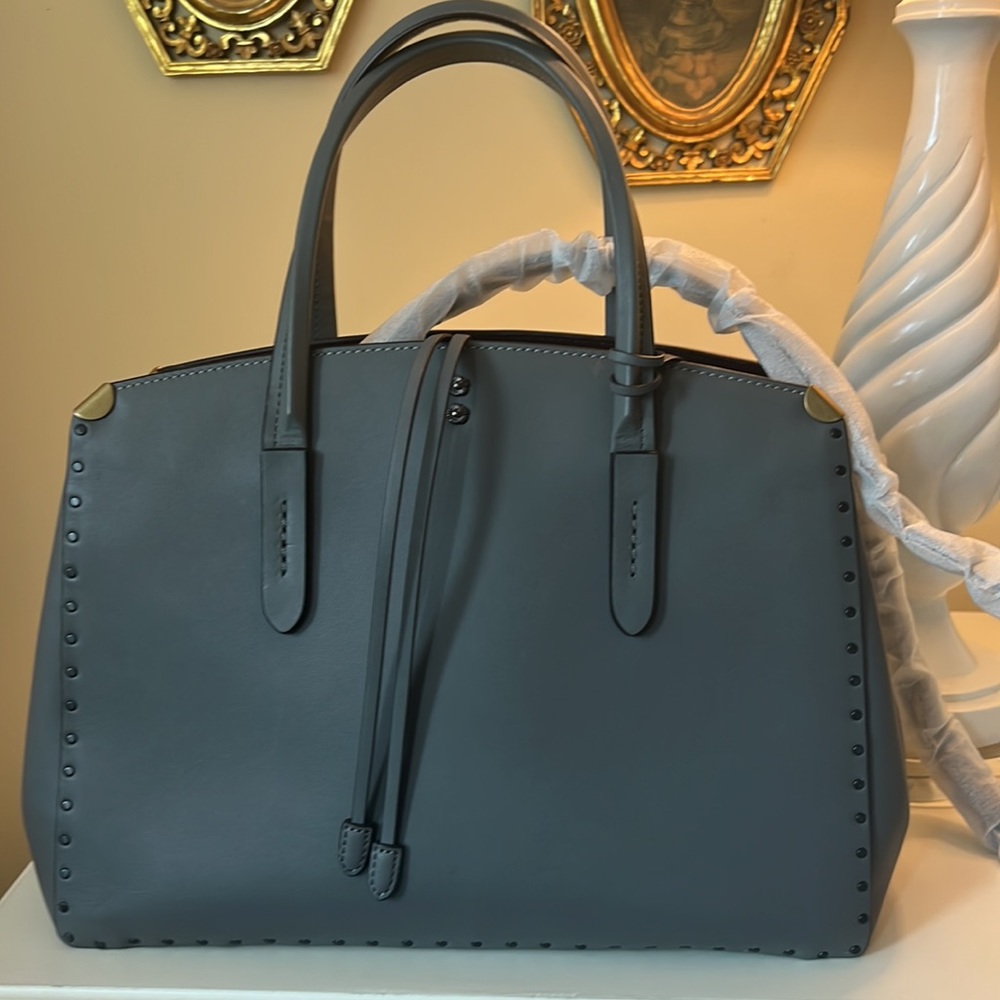 Coach Cooper Carryall Gray New Without tags  smoke free environment